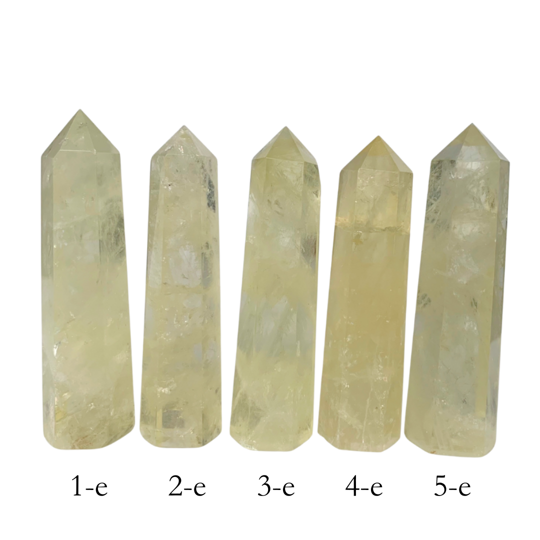 Copie de Choisi ta Citrine * 7 - 8 CM * 43 - 52 GRAM . énergie positive . Tour point Cristal . Tour de Citrine