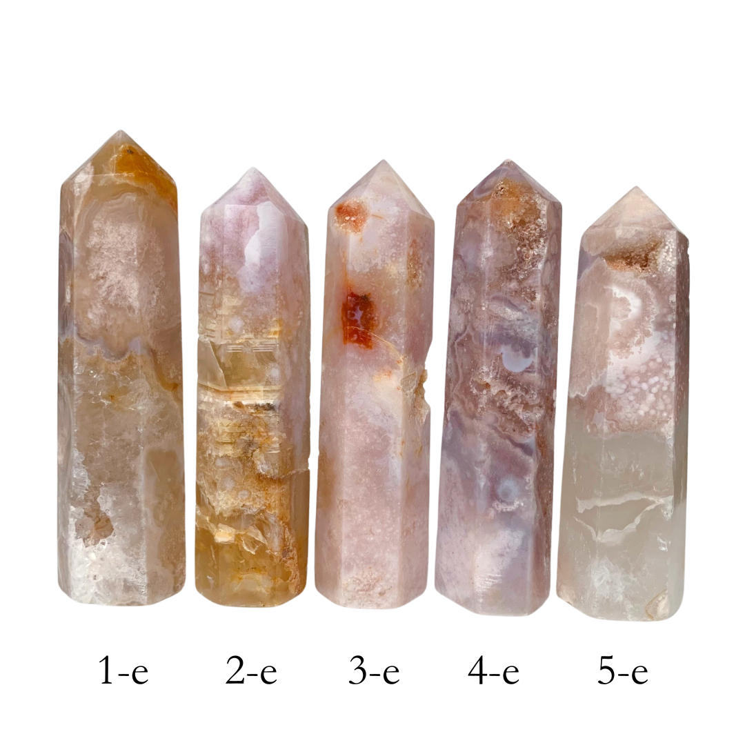 Choisi ton Agate Cerise * 7 - 8 CM * 36 - 54 GRAM . énergie positive . Tour point Cristal . Tour de cristal d'agate cerisier