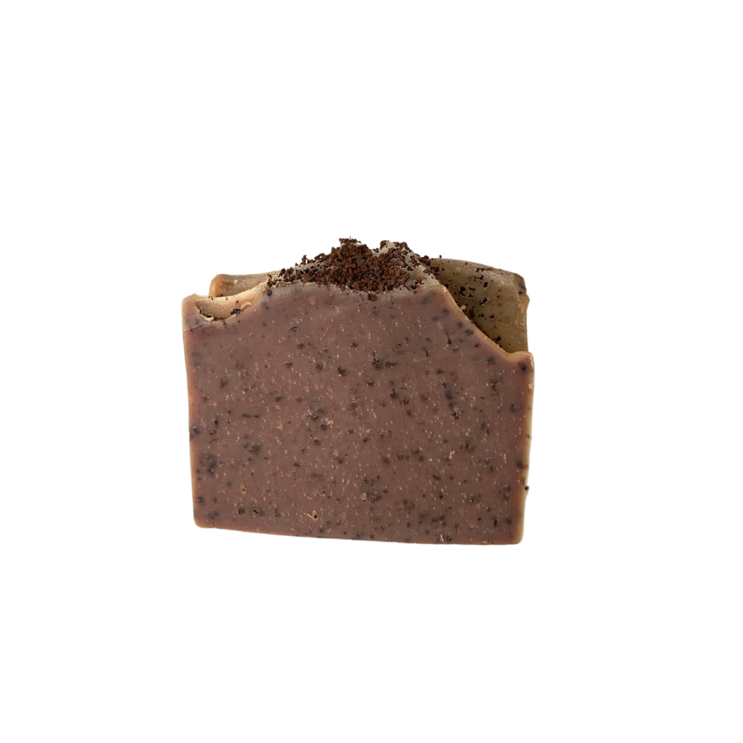 Savon Artisanal GOURMAND 〰️ sans fragrance - Poudre de Cacao + café 50g