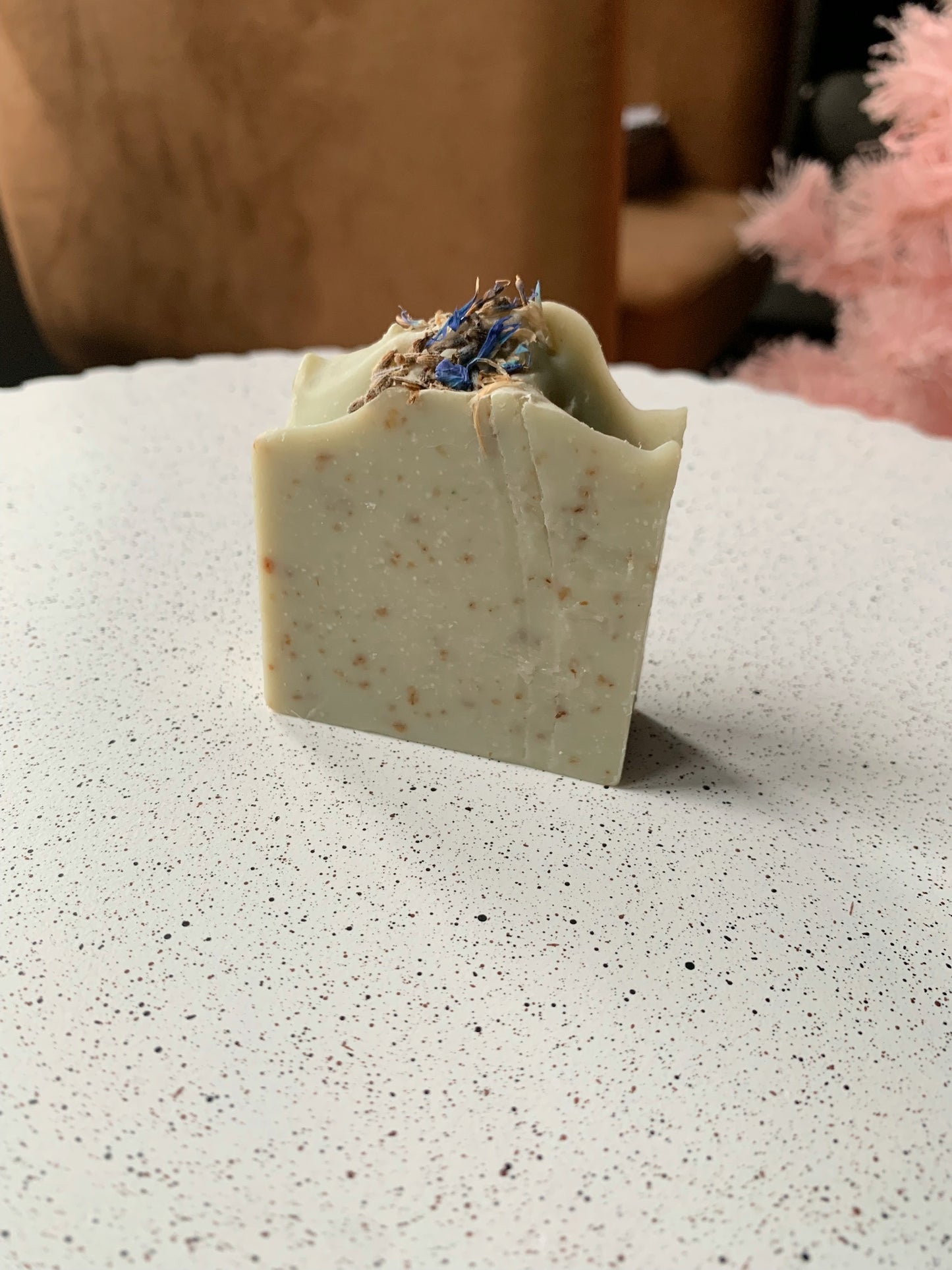 Savon Artisanal PEACEFUL 〰️ Cyprès + Lavande + Cèdre + Eucalyptus - 60g