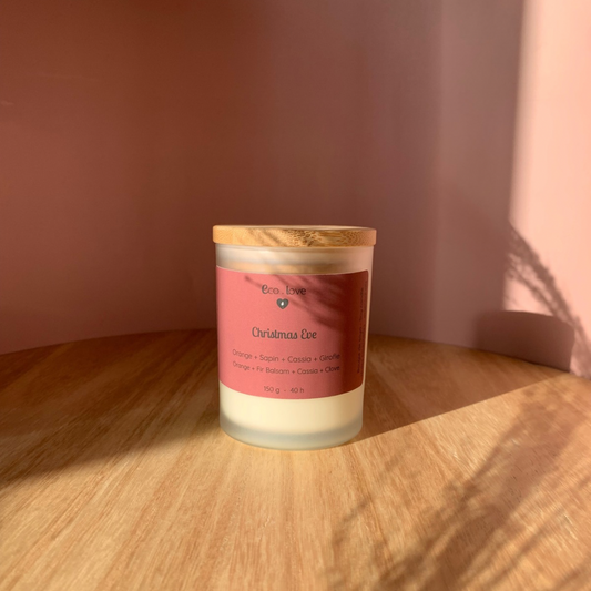 Bougie CHRISTMAS EVE - Orange + Sapin + Cassia + Romarin + Girofle