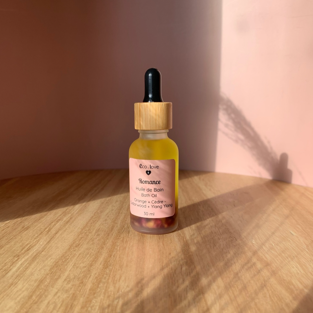 Huile de Bain ROMANCE 〰️ Orange + Cèdre + Lavande + Ylang Ylang
