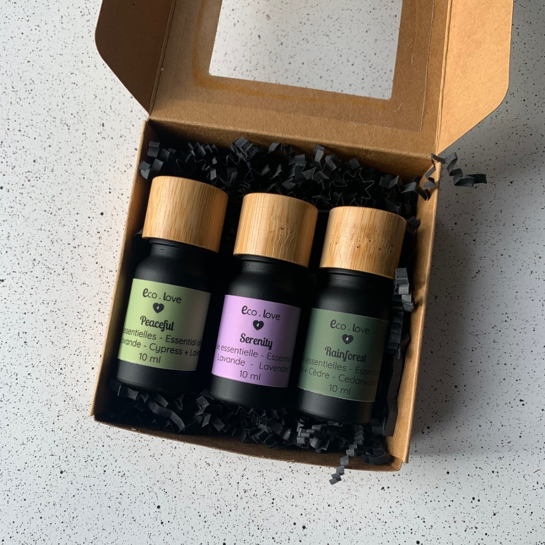 Coffret Cadeau - Trio d’huiles essentielles