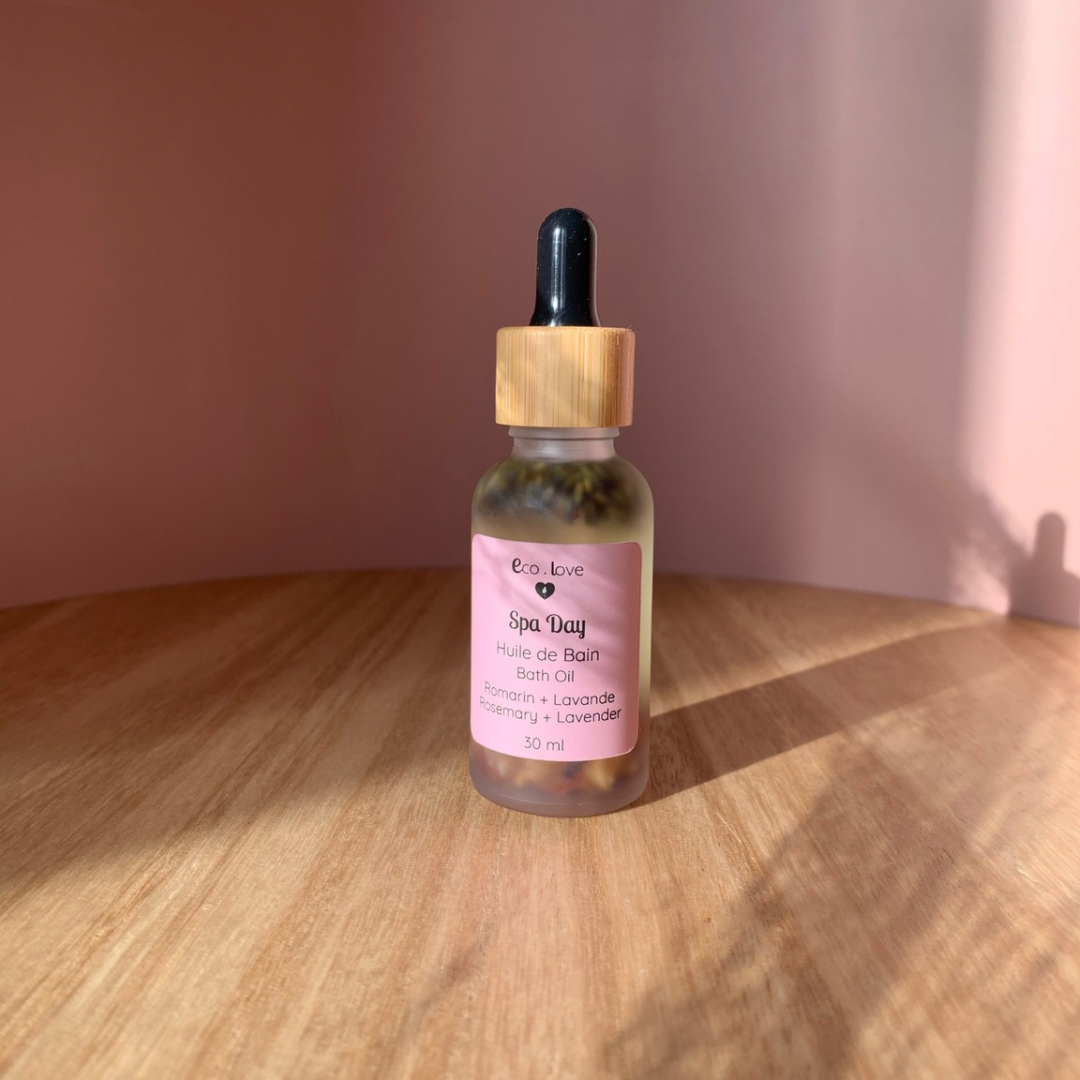 Huile de Bain SPA DAY 〰️ Romarin + Lavande + Verveine des Indes + Menthe Verte