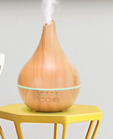 TAO - Petit Diffuseur 100 ml Finition effet bois - X3 Couleurs Disponible