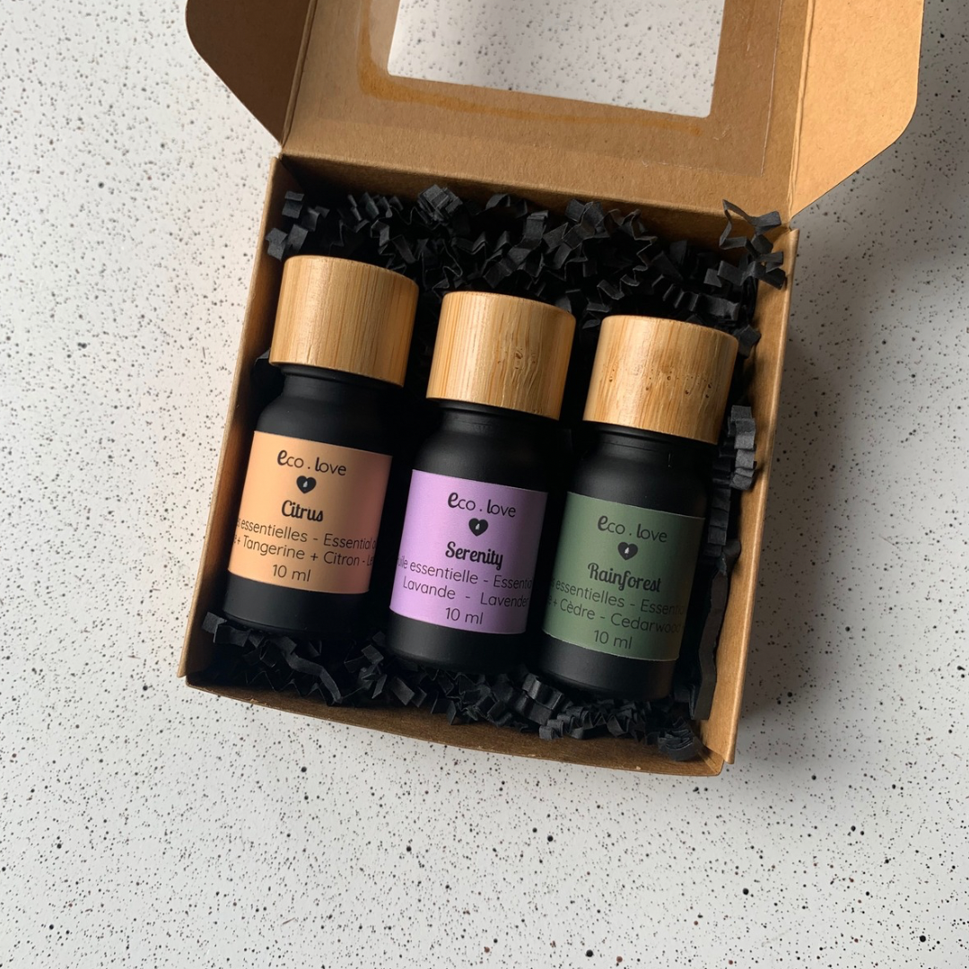 Coffret Cadeau - Trio d’huiles essentielles