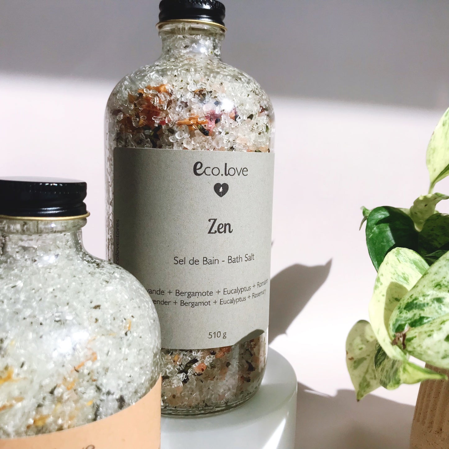 Sel de Bain RELAX - Sel d'Epson - Lavande + Ylang Ylang + Bergamote + Eucalyptus + Orange + Menthe Poivrée
