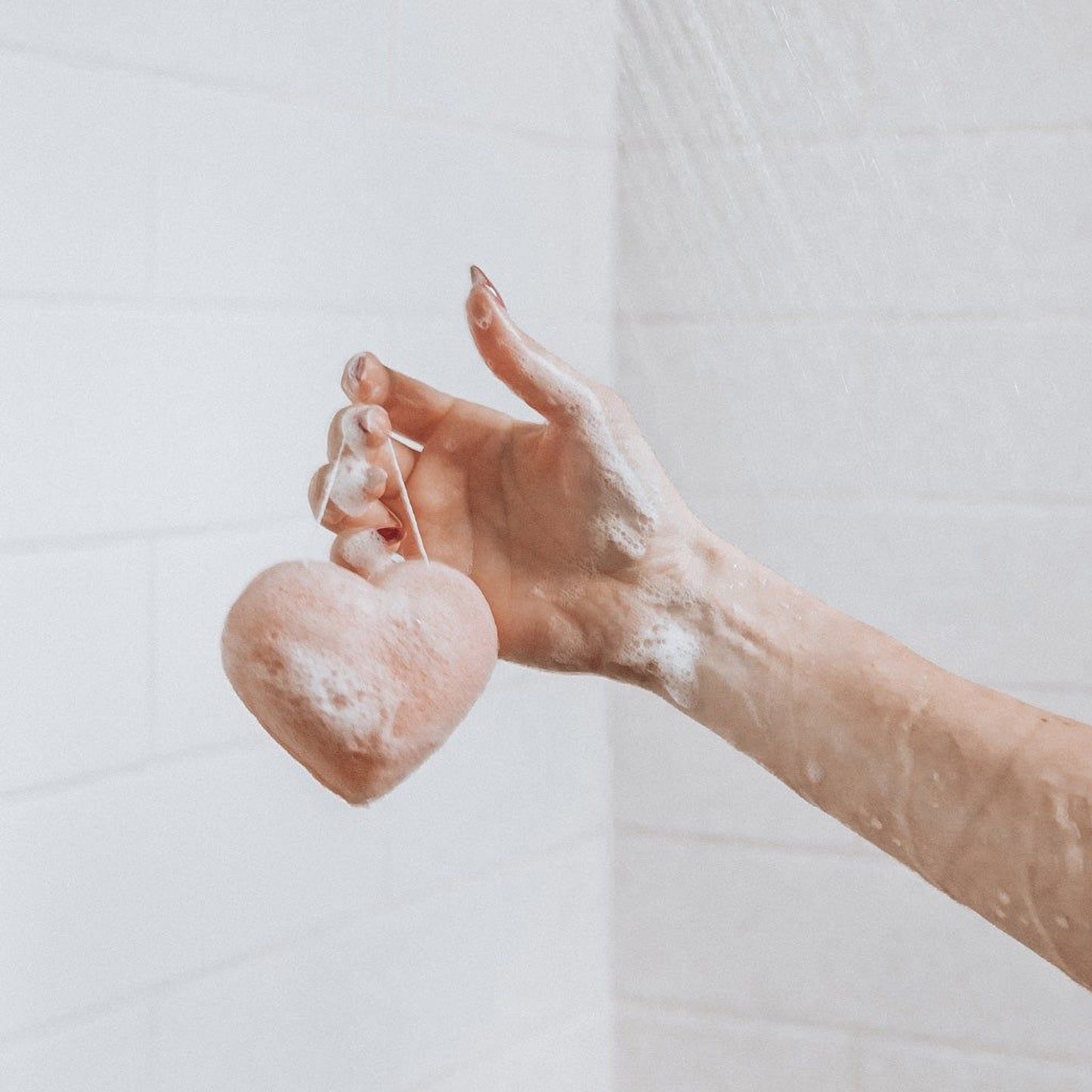 Éponge en cœur Konjac Exfoliante