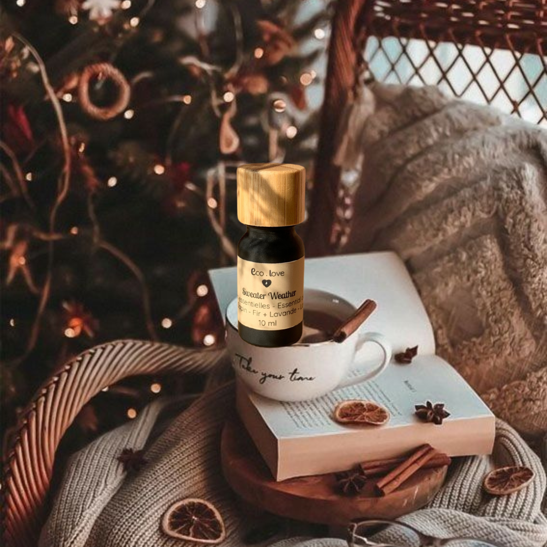 Huile Essentielle SWEATER WEATHER 〰️ Orange + Sapin + Encens + Lavande