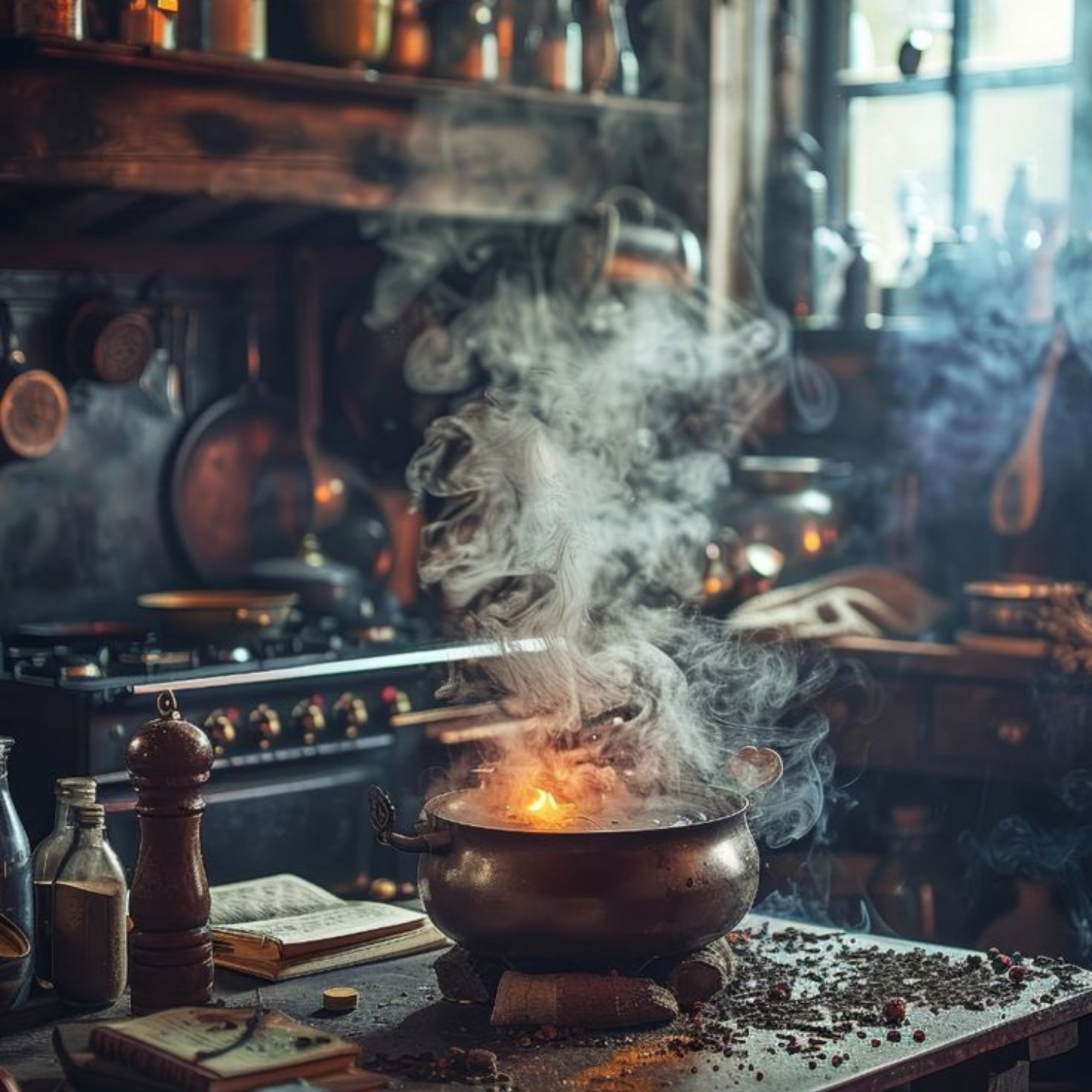 Bougie WITCHES BREW — Patchouli + Cèdre + Cannelle