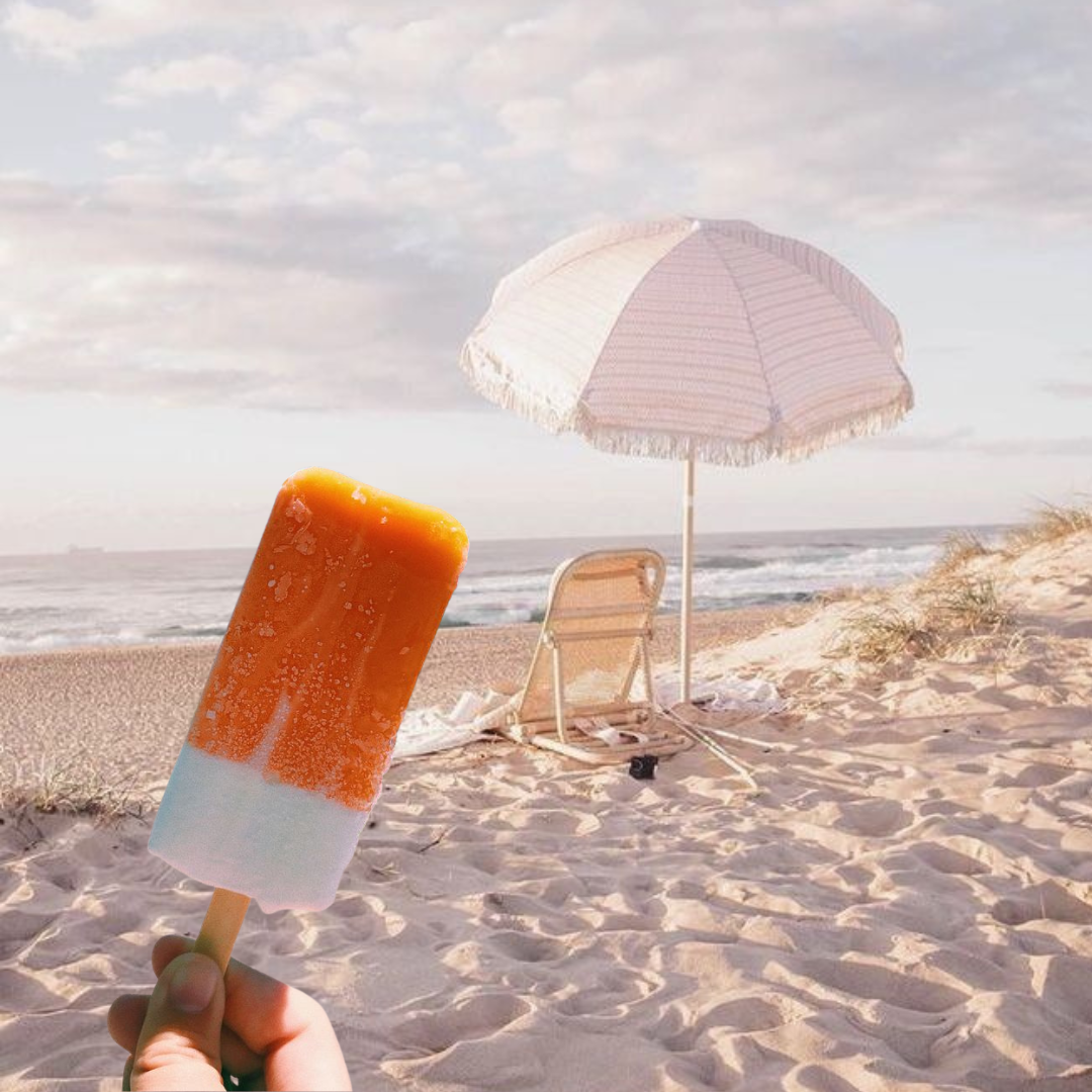 Bougie BEACH VIBES 〰️ Orange + Lime + Baie de Genevrier + Vanille + Baume de Copahu