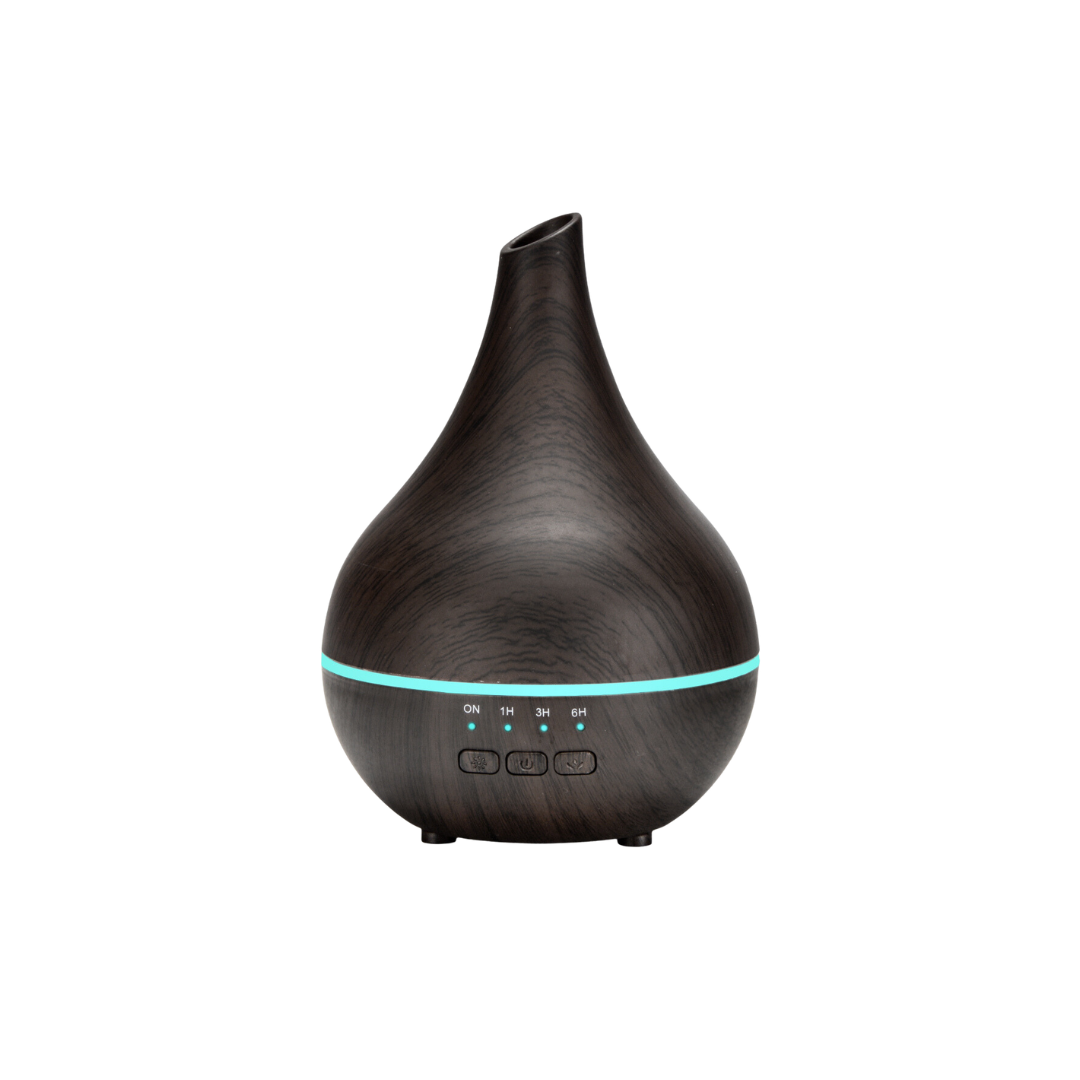 TAO - Petit Diffuseur 100 ml Finition effet bois - X3 Couleurs Disponible