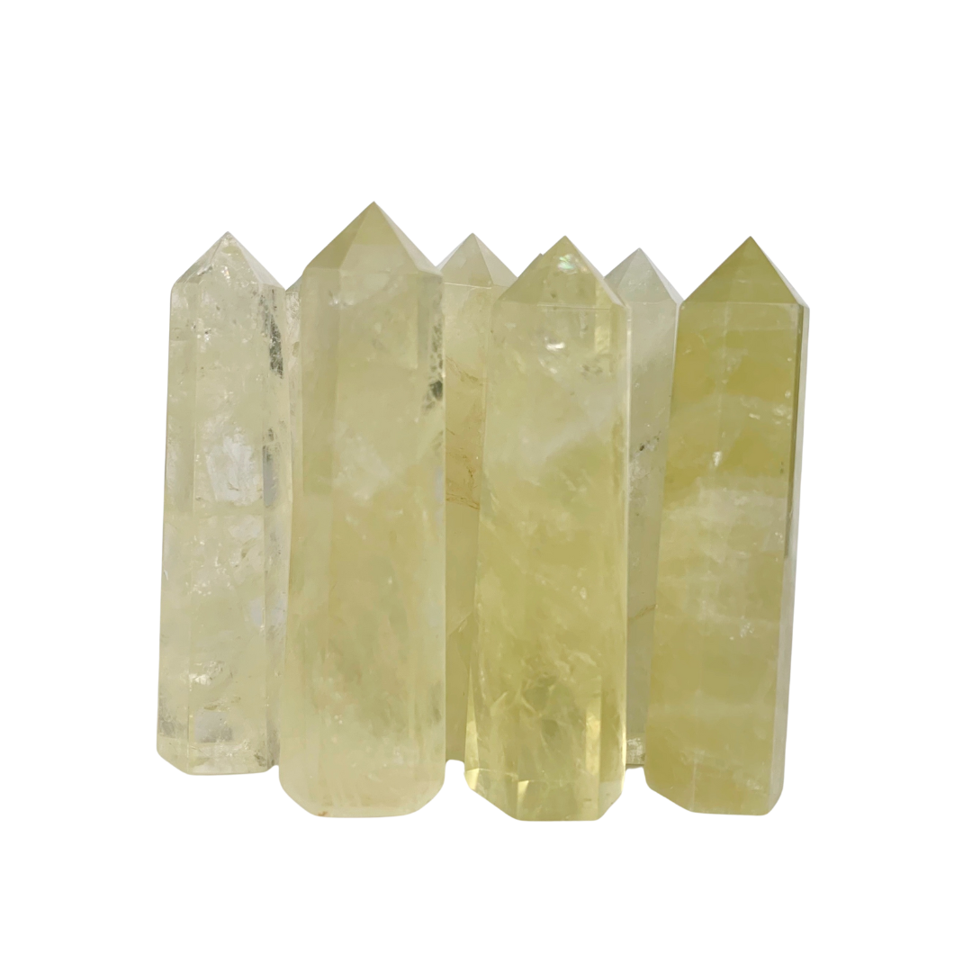 Copie de Choisi ta Citrine * 7 - 8 CM * 43 - 52 GRAM . énergie positive . Tour point Cristal . Tour de Citrine