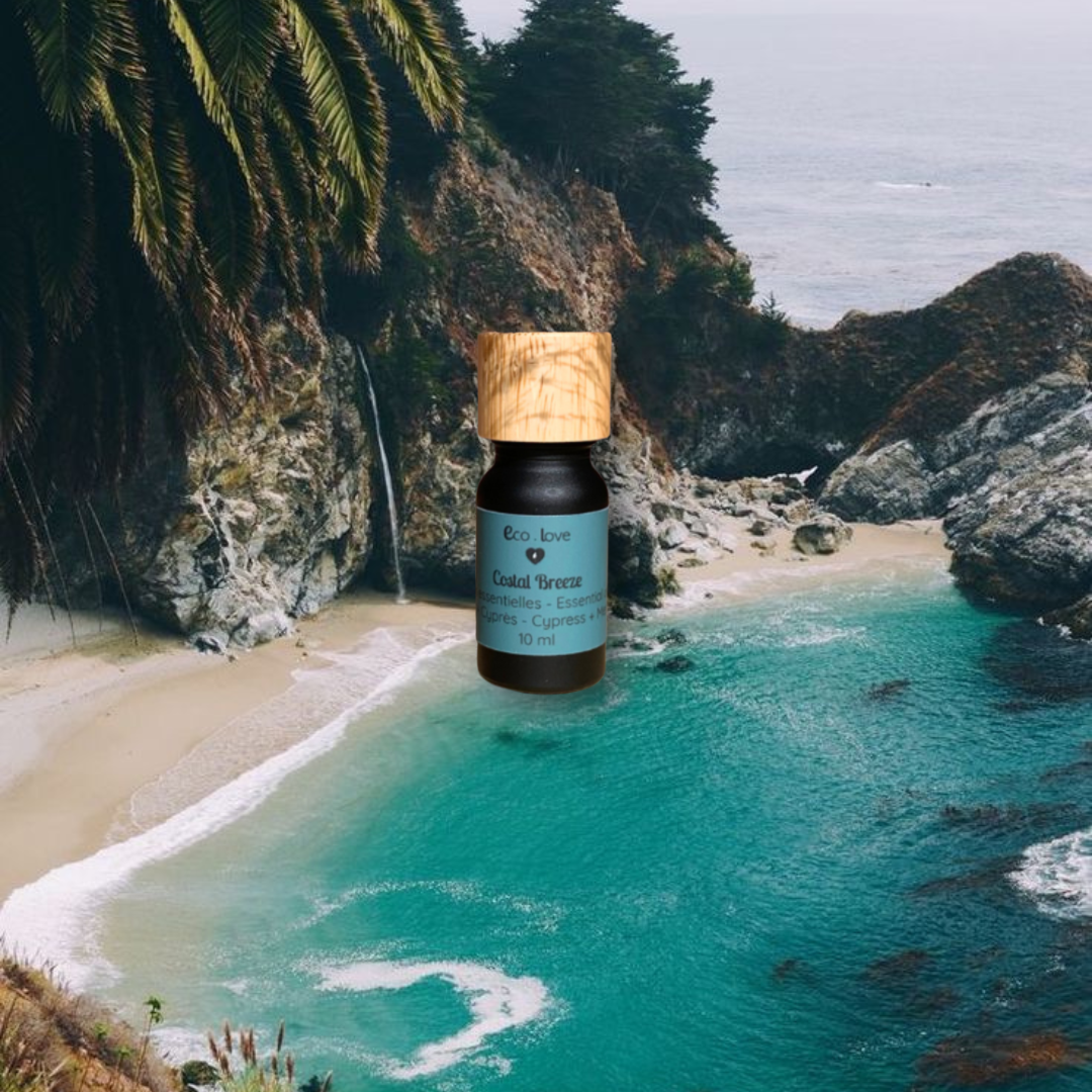 Huile Essentielle COSTAL BREEZE - Sapin + Cyprès + Eucalyptus + Menthe Verte + Romarin + Citron
