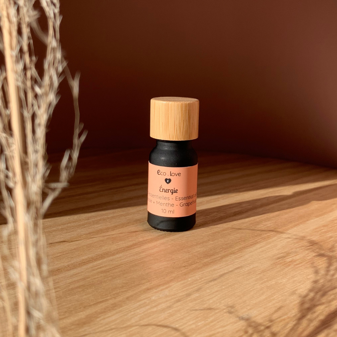Huile Essentielle ÉNERGIE 〰️ Pamplemousse + Menthe Poivrée + Romarin