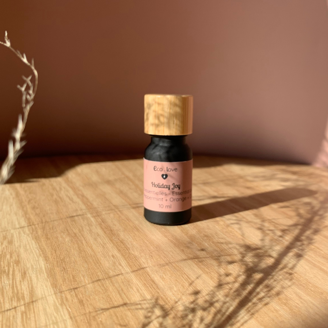Huile Essentielle HOLIDAY JOY 〰️ Menthe Poivrée + Orange + Cannelle