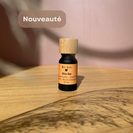 Huile Essentielle ARIES SUN - Bergamote + Tangerine + Orange Sanguine + Menthe Verte + Feuille de Cannelle