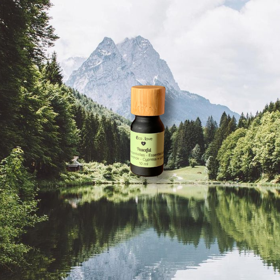 Huile Essentielle PEACEFUL - Cyprès + Lavande Fine + Cèdre + Eucalyptus