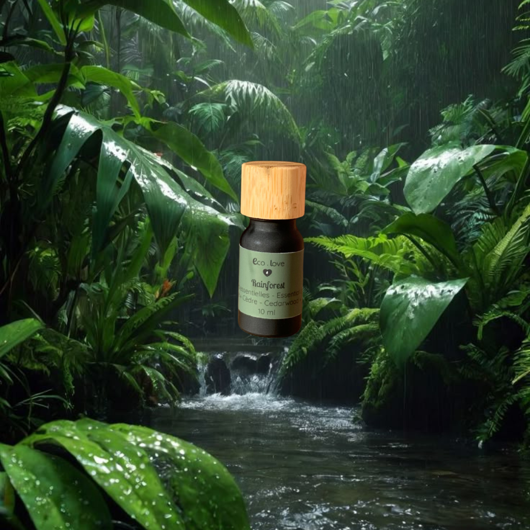 Huile Essentielle RAINFOREST 〰️ Bergamote + Lime + Cèdre + Patchouli