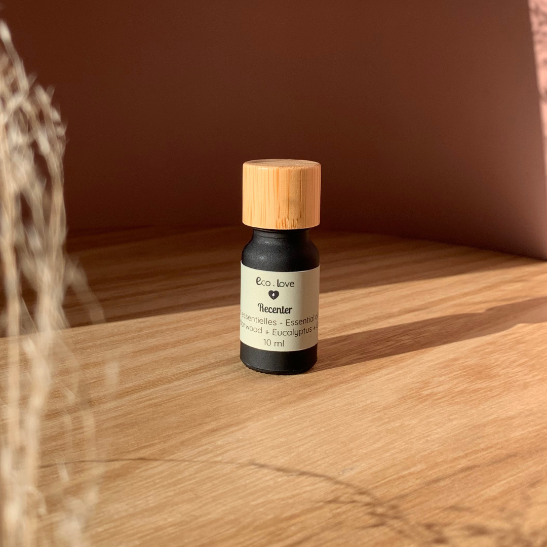 Huile Essentielle RECENTER 〰️ Cèdre + Romarin + Eucalyptus + Géranium