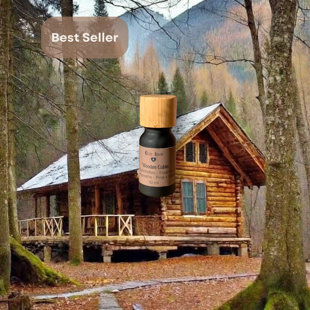 Huile Essentielle WOODEN CABIN 〰️ Pin + Cèdre + Épinette Noir + Sapin + Cyprès