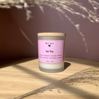 SPA DAY Candle - Rosemary + Lavender + Indian Verbena + Green Mint