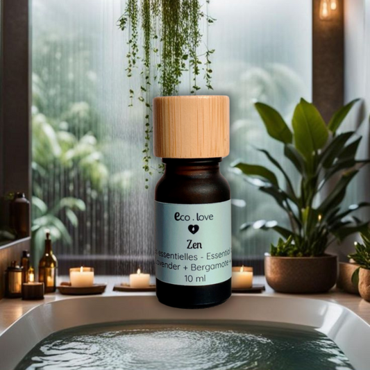 Huile Essentielle ZEN - Lavande + Bergamote + Eucalyptus + Romarin