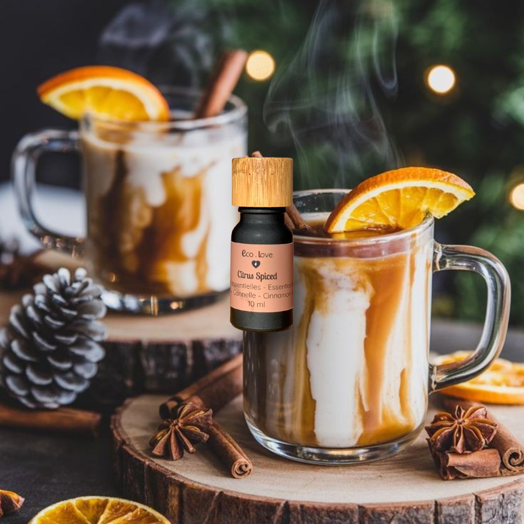 Huile Essentielle CITRUS SPICED - Bergamote + Écorce de Cannelle + Girofle + Orange ÉDITION LIMITÉE