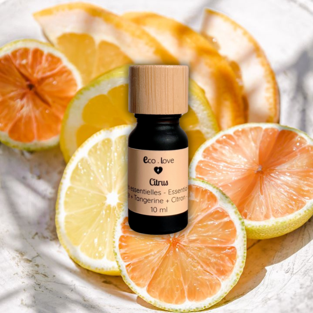 Huile Essentielle CITRUS - Orange + Tangerine + Mandarine Verte + Citron