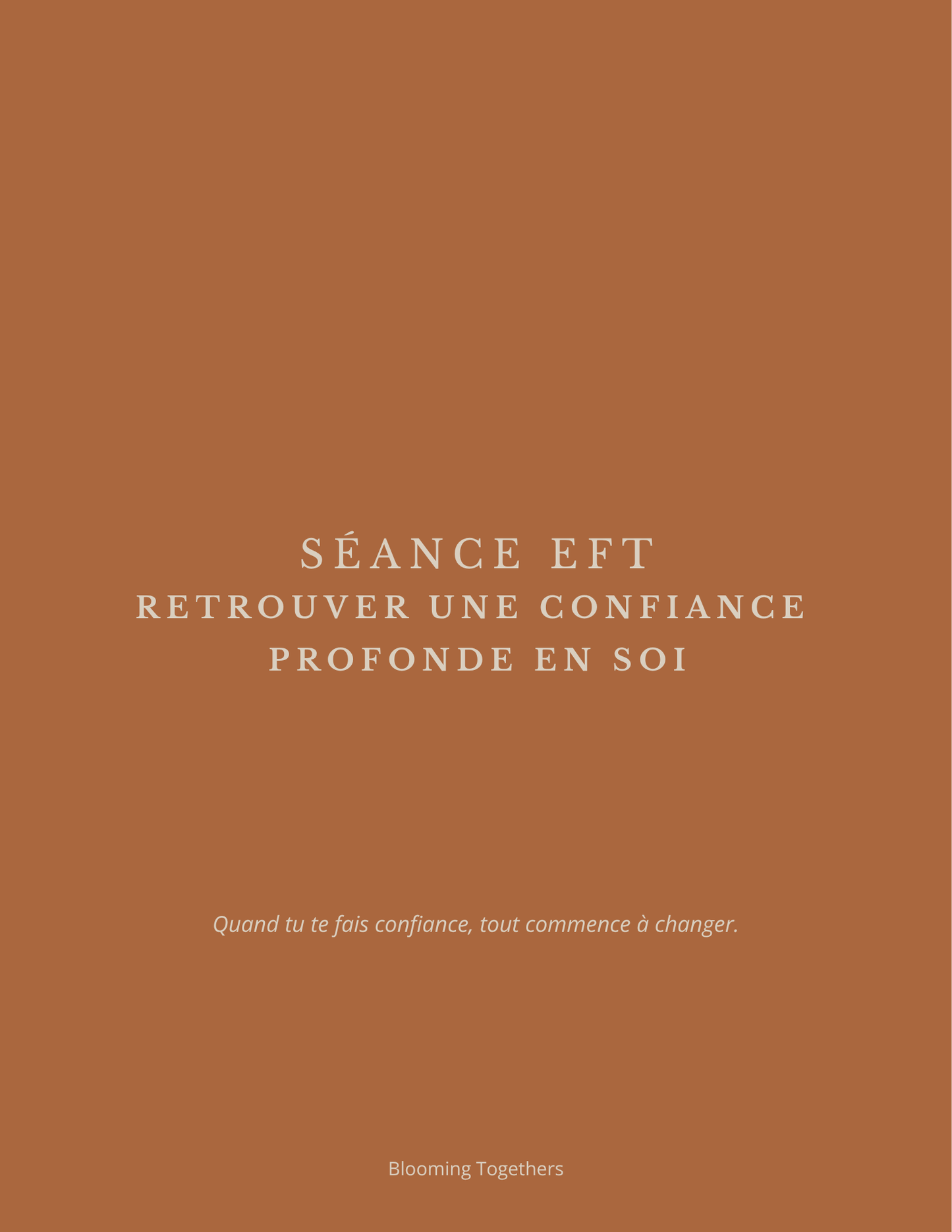 Séance EFT — Confiance Profonde en Soi — FR