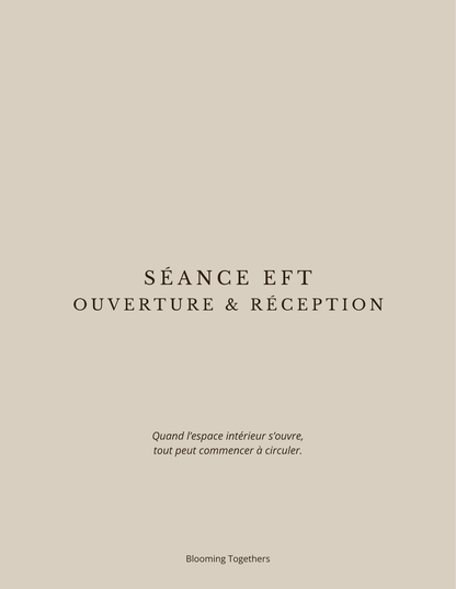 Séance EFT — Ouverture & Réception — Créer l’espace intérieur pour recevoir — FR