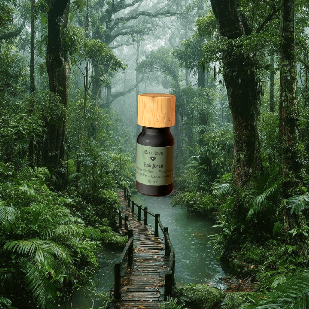 RAINFOREST Essential Oil - Bergamot + Lime + Cedar + Patchouli