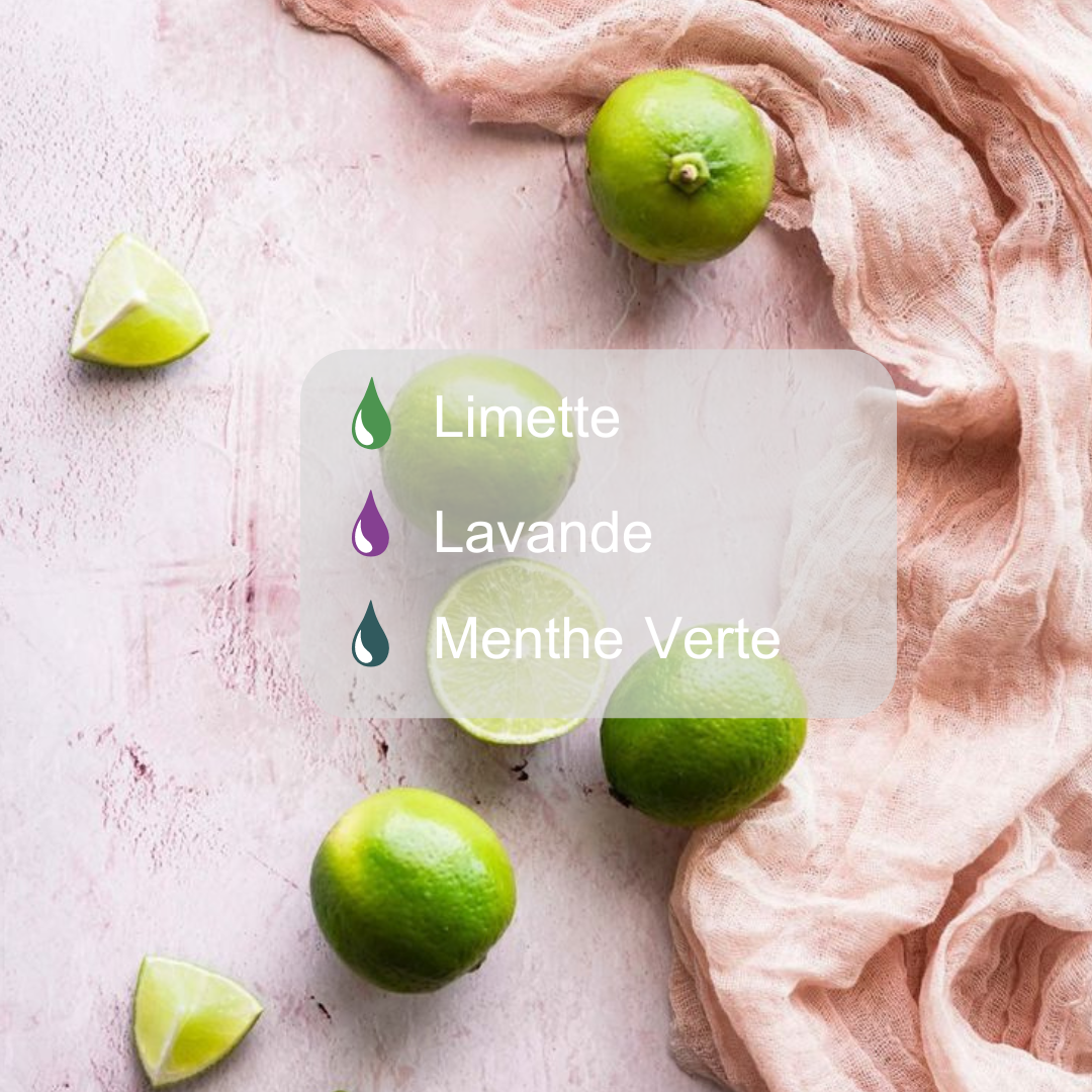 Huile Essentielle SILK  〰️ Lime + Lavande + Menthe Verte