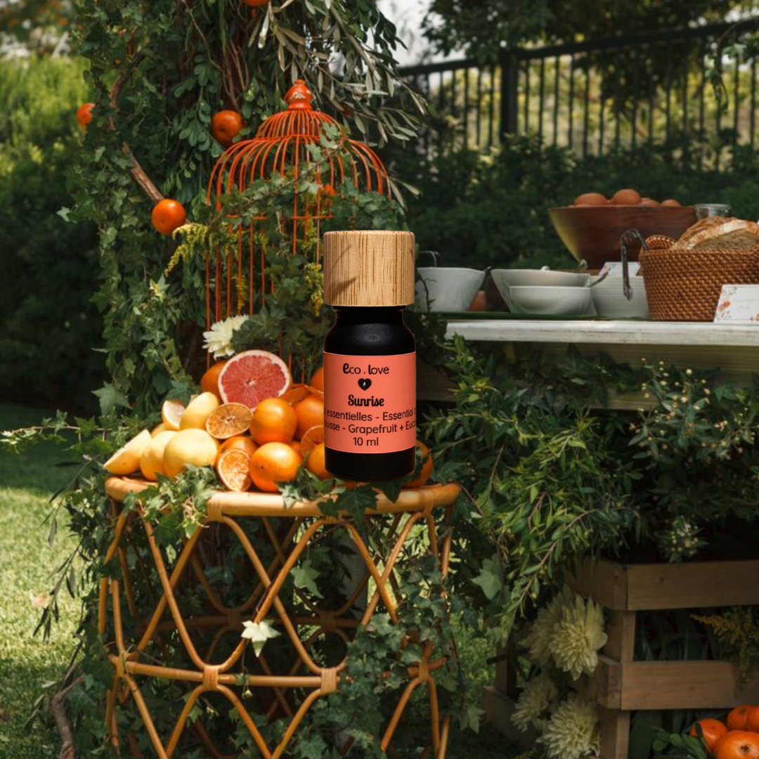 Prix pré-lancement - Huile Essentielle SUNRISE 〰️ Orange Douce + Orange Sanguine + Pamplemousse + Eucalyptus