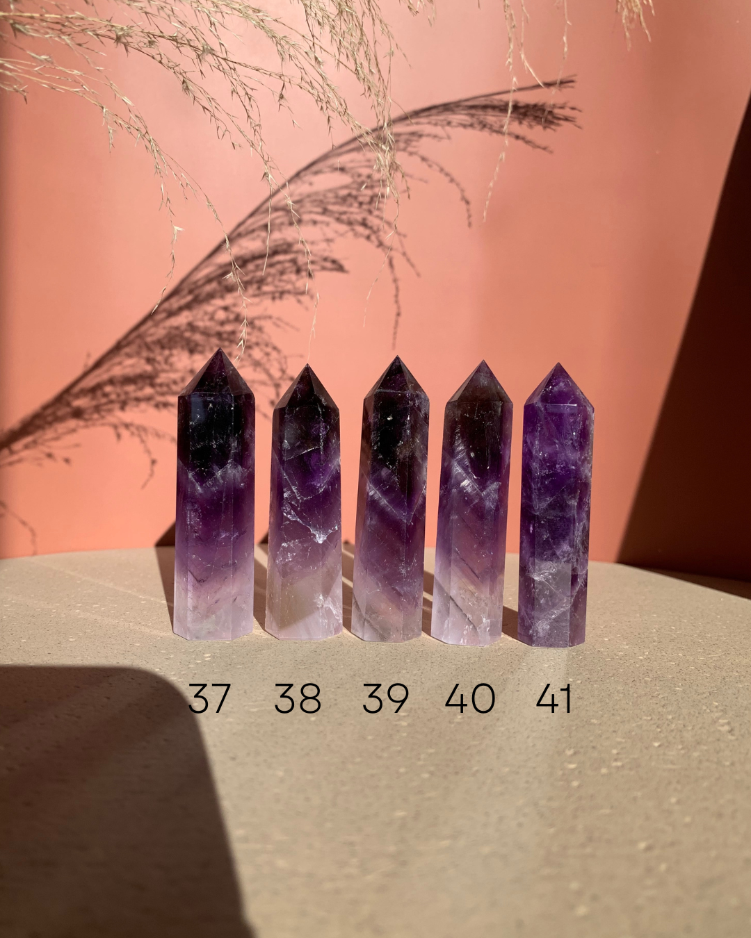 Choisis ton Améthyste * 7 - 8 CM * 36 - 55 GRAM . Pierre Naturelle . énergie positive . Crystal Tower . troisième œil . Tour d'Améthyste