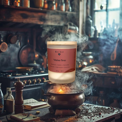 WITCHES BREW  —  Bougie de soya  —  Patchouli + Cèdre + Cannelle