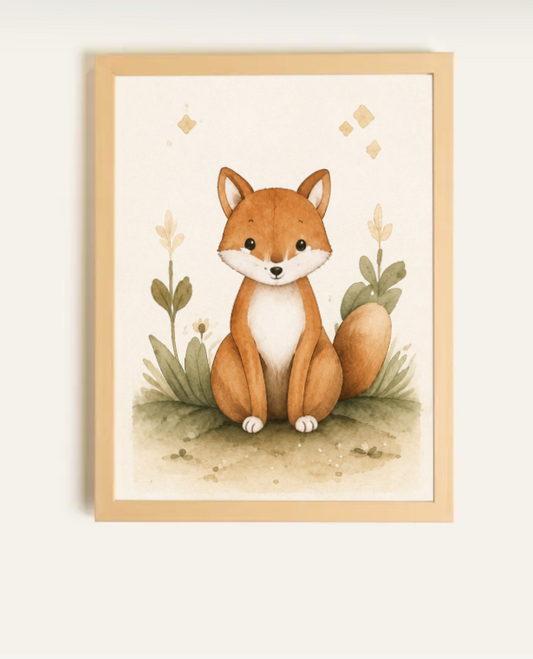 Le petit renard - Toile rigide